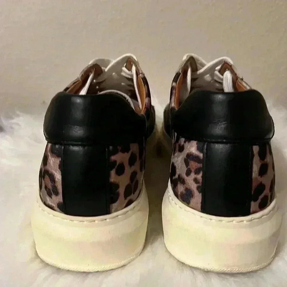 Veronica Beard Daelyn Leopard-Print Platform Sneakers - Picture 2 of 5